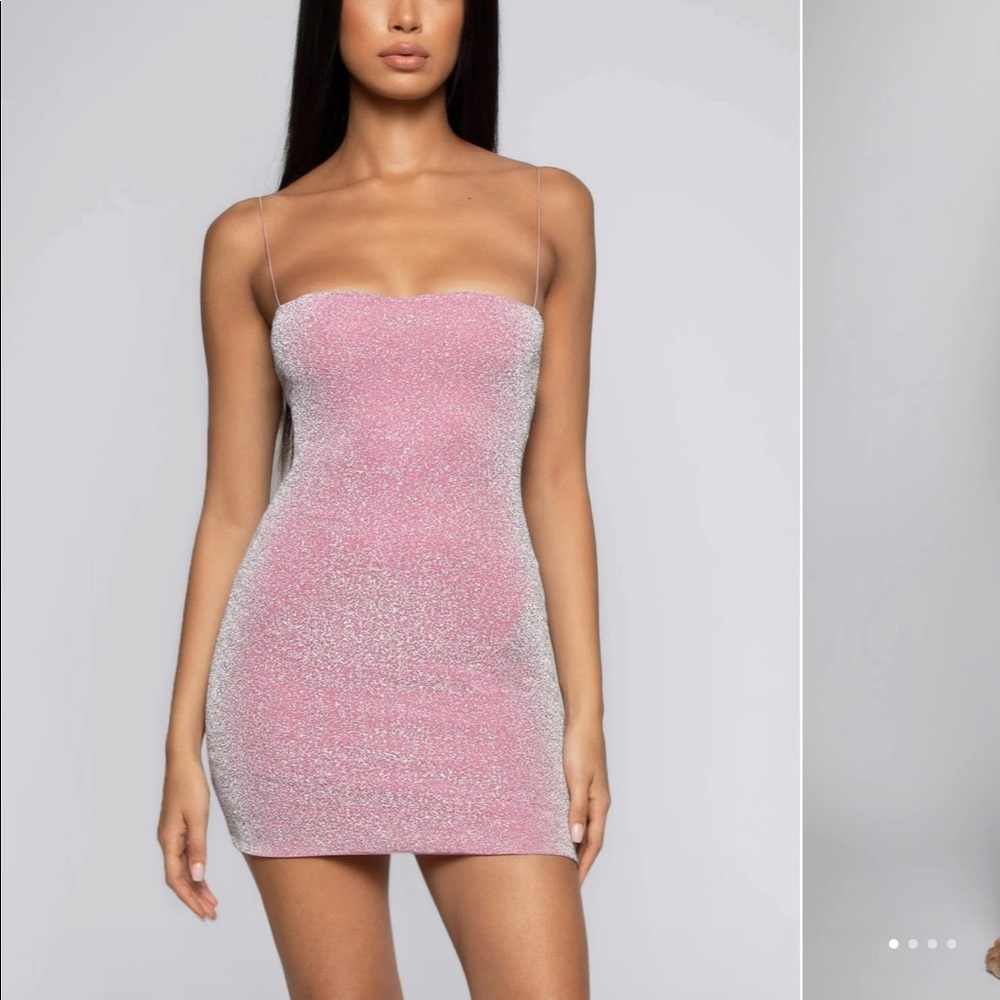 brand new Meshki sparkly mini dress (with tags)